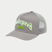 Godspeed Gs Forever Trucker Hat Grey/Lime