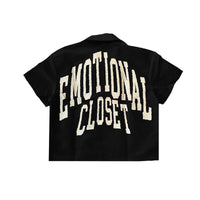 Mixed Emotion “Backyard” Nylon Short Set Black
