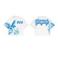 Shattered Hearts Catchin Feelins Tee White