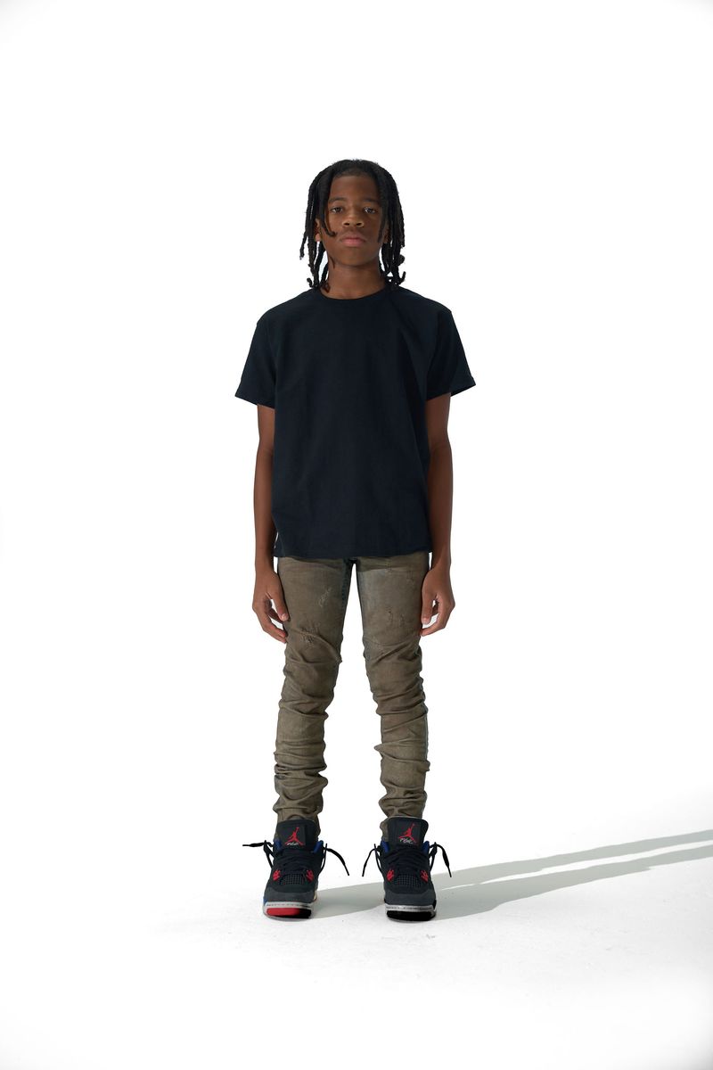 Serenede Kids Nightfall Jeans Army Olive Overdye Wash