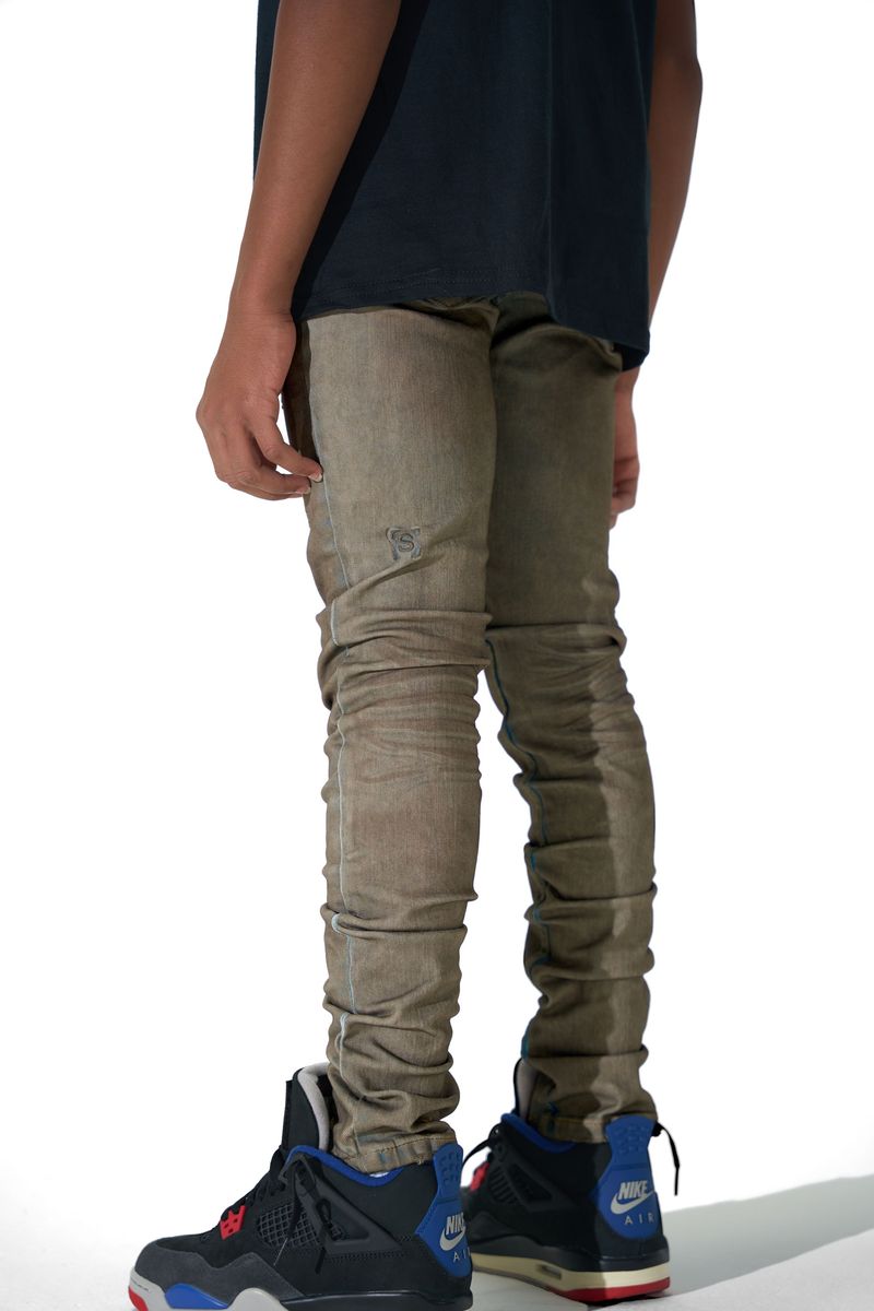 Serenede Kids Nightfall Jeans Army Olive Overdye Wash