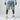 DUAA Surf Denim Shorts Light Blue