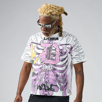 DUAA Xray Tee White /Purple