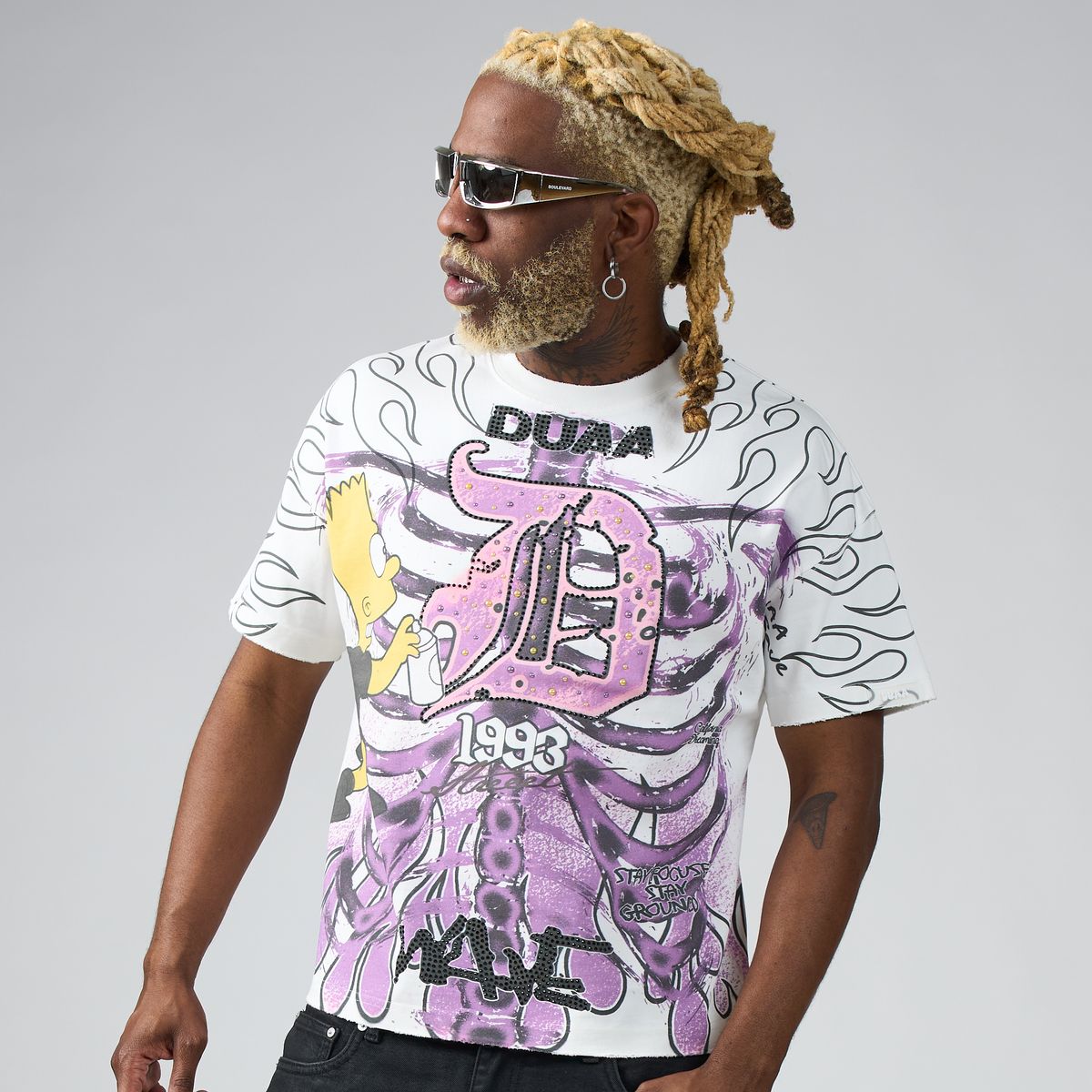 DUAA HOTLINE 長袖カットソー Duaa | Rhinestone Tees, Hoodies & More – VIP Clothing – VIP