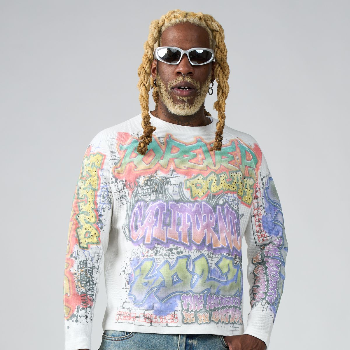 Duaa Art Thermal Long Sleeve Shirt White