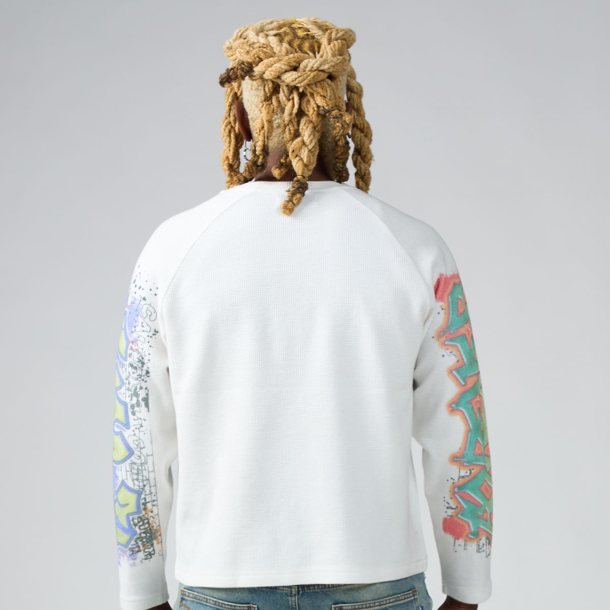 Duaa Art Thermal Long Sleeve Shirt White