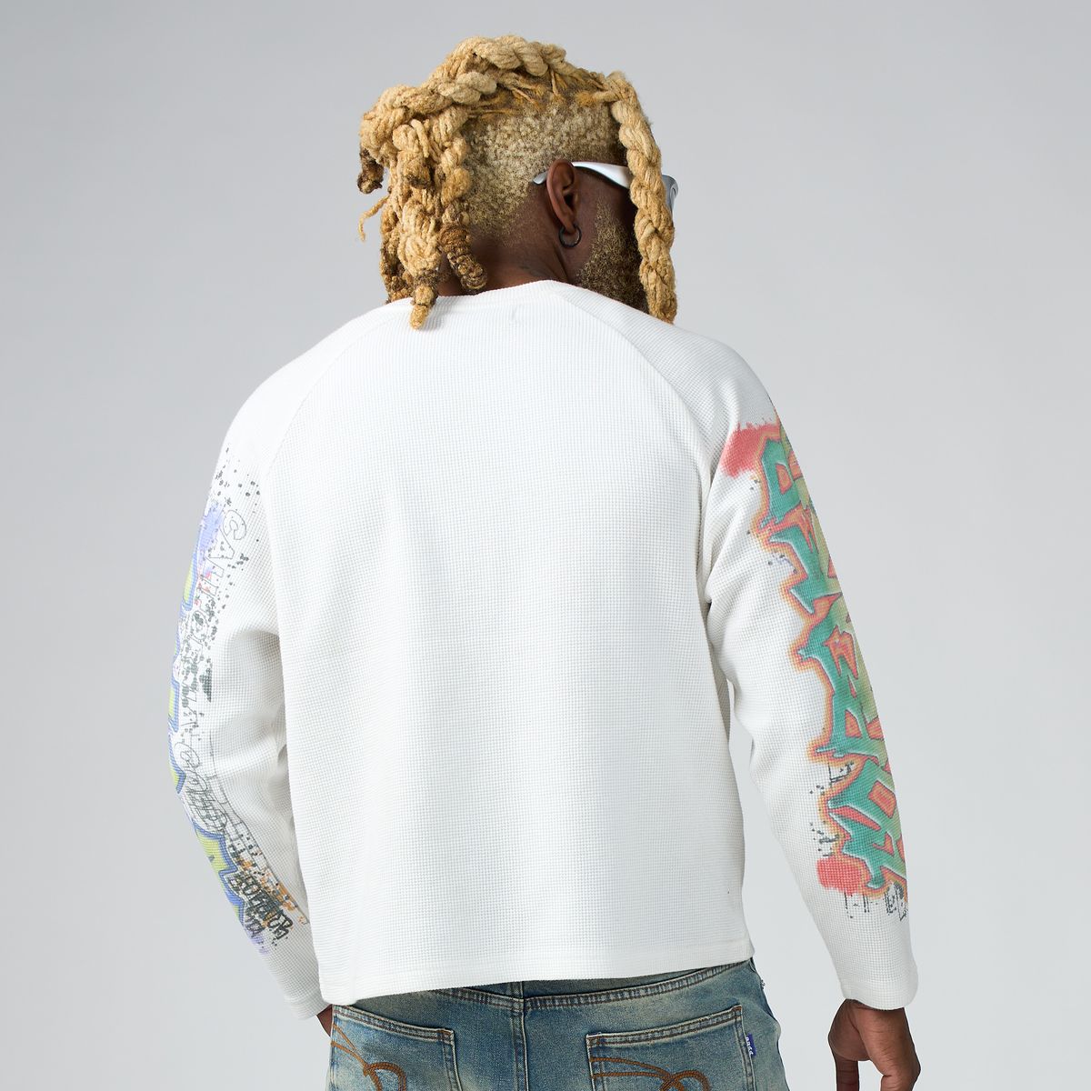 Duaa Art Thermal Long Sleeve Shirt White