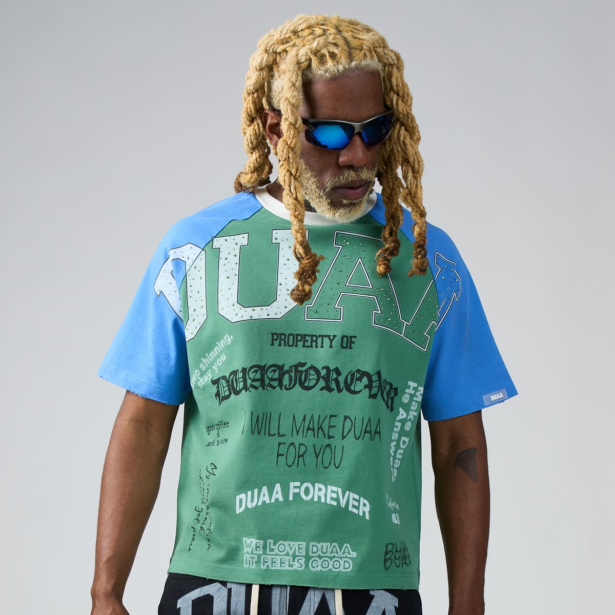 Duaa | Rhinestone Tees, Hoodies & More – VIP Clothing – VIP
