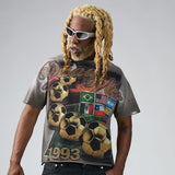 Duaa WC 1993 World Wide Tee Grey