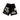 Mixed Emotion “Chaos” Carpenter Shorts Black