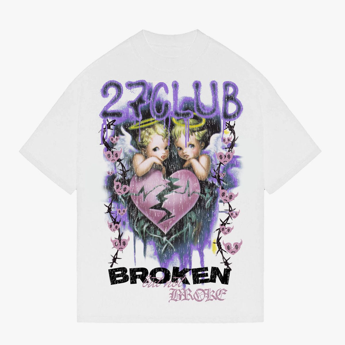 27 Club It Takes Two Tee White