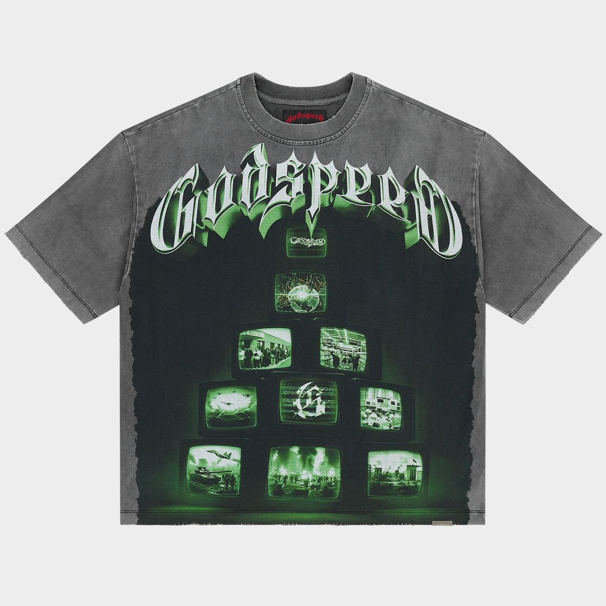 Godspeed Overstimulation Tee Grey