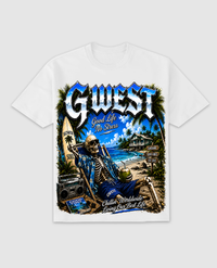 Gwest Men's Good Life No Stress Tee White