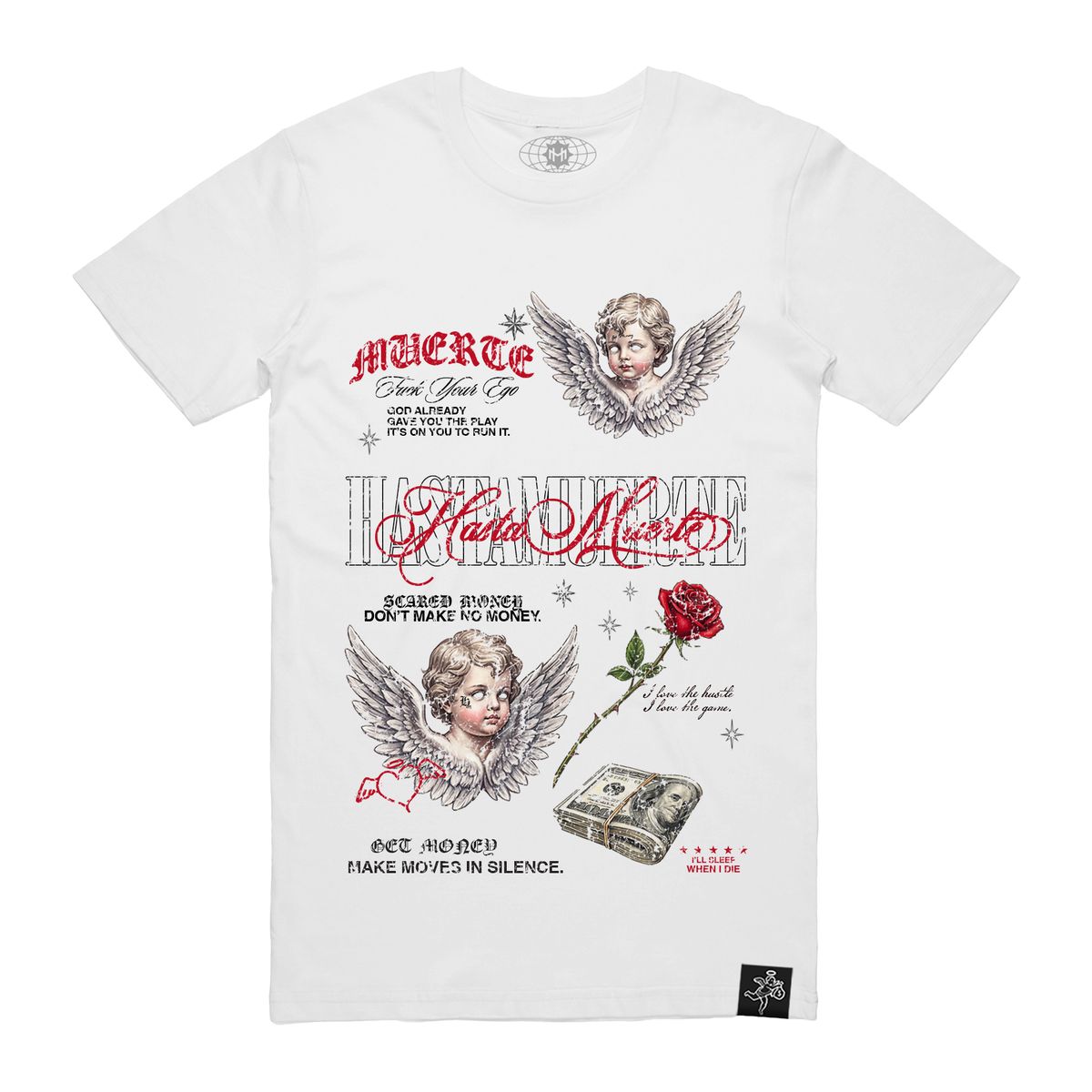 Hasta Muerte Saint of Success Tee White