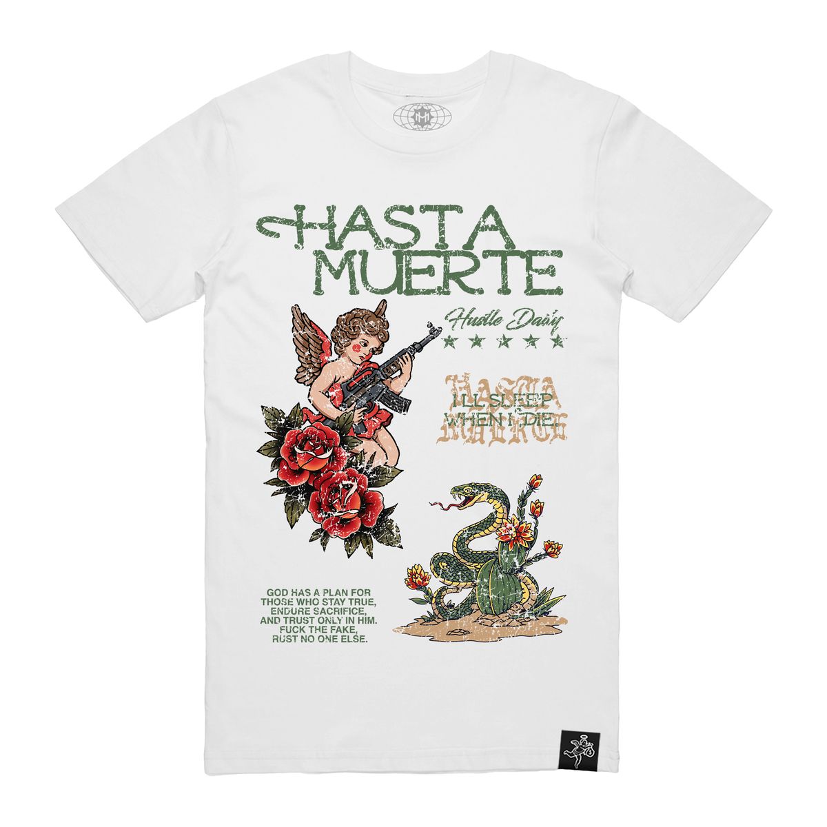 Hasta Muerte Venom & Virtue Tee White