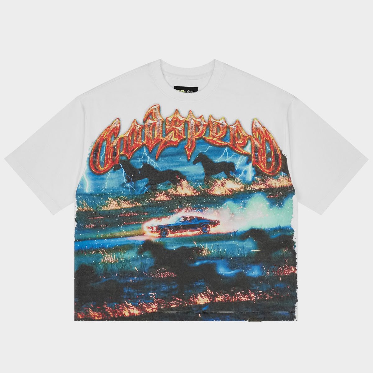 Godspeed Horsepower Tee White