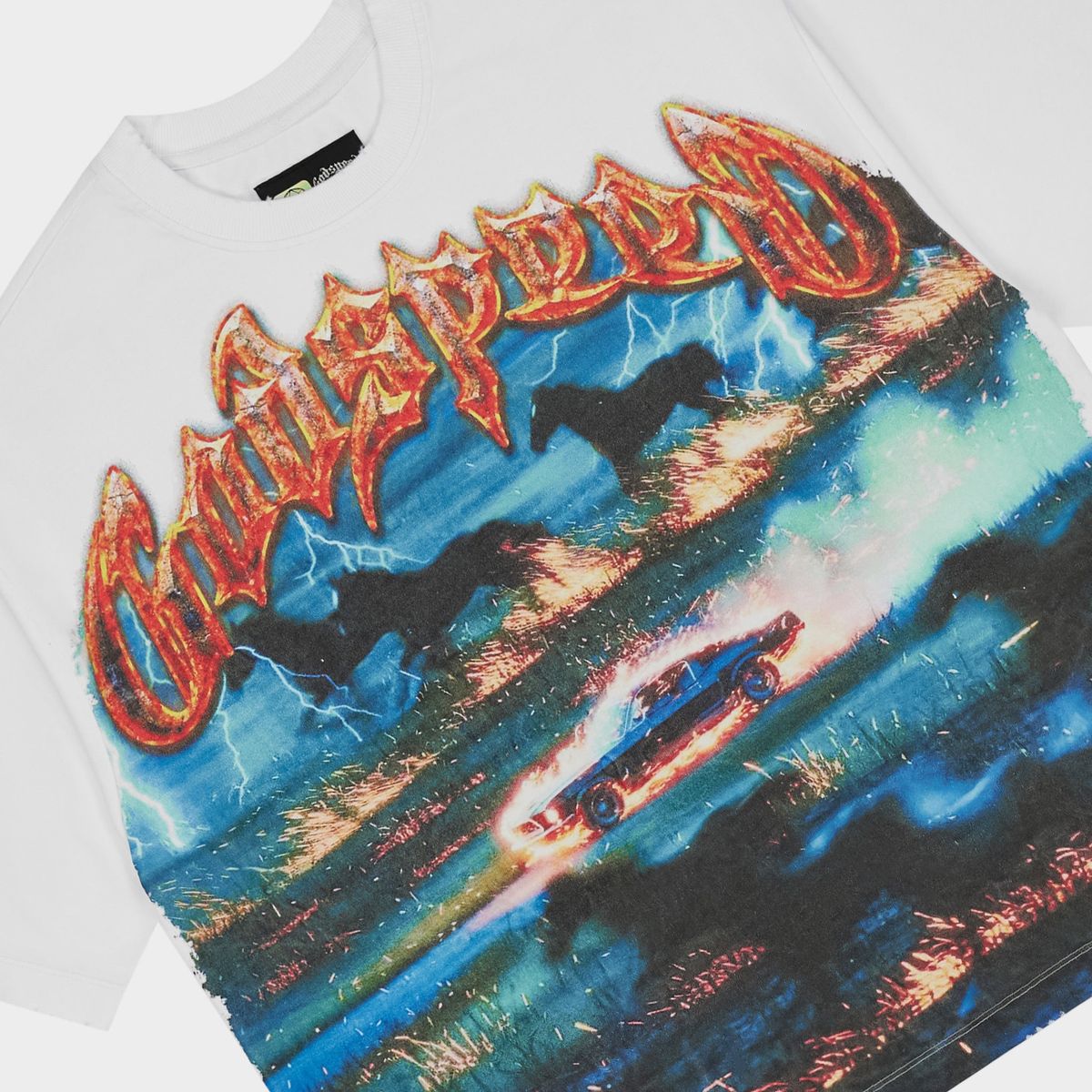 Godspeed Horsepower Tee White