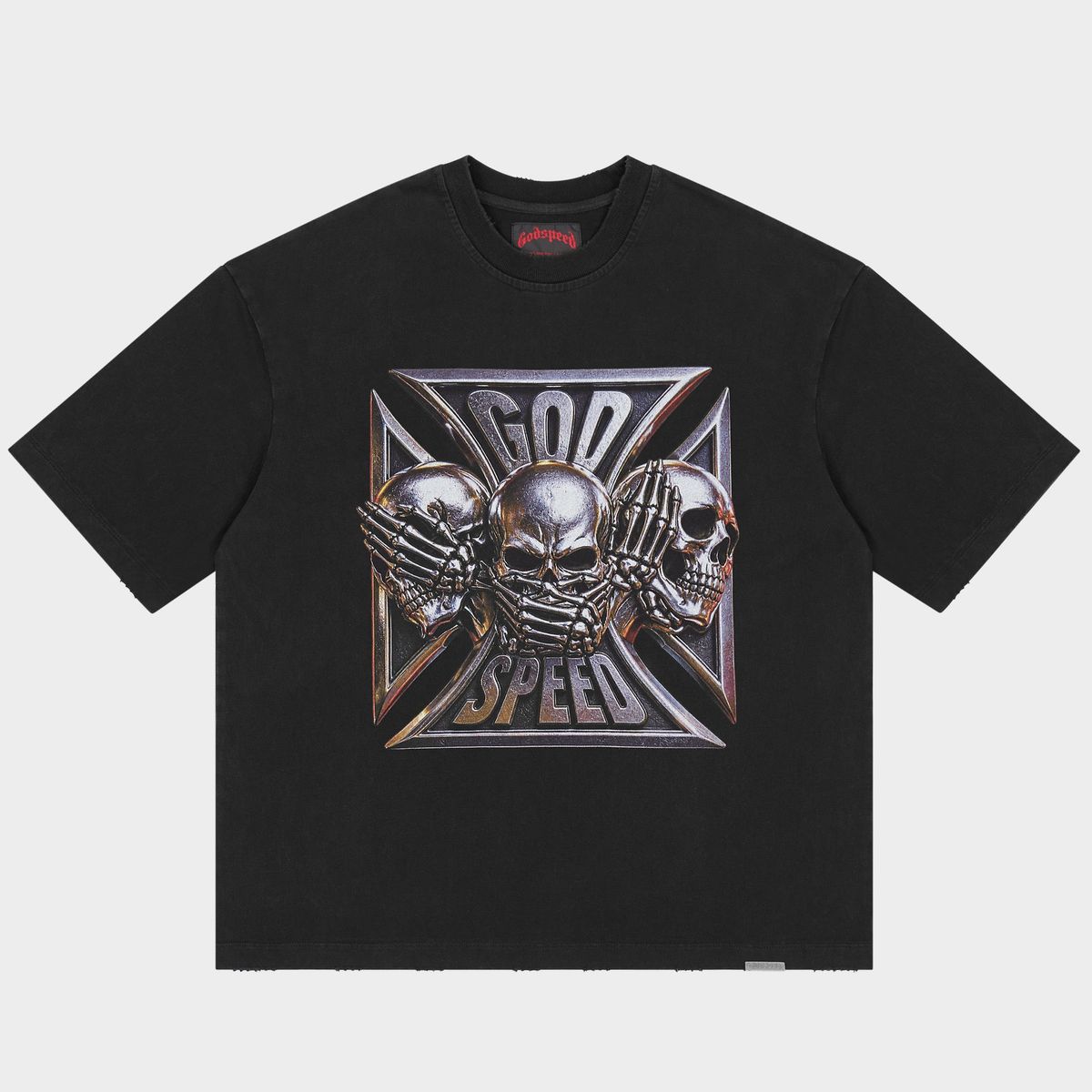 Godspeed Omerta Tee Black