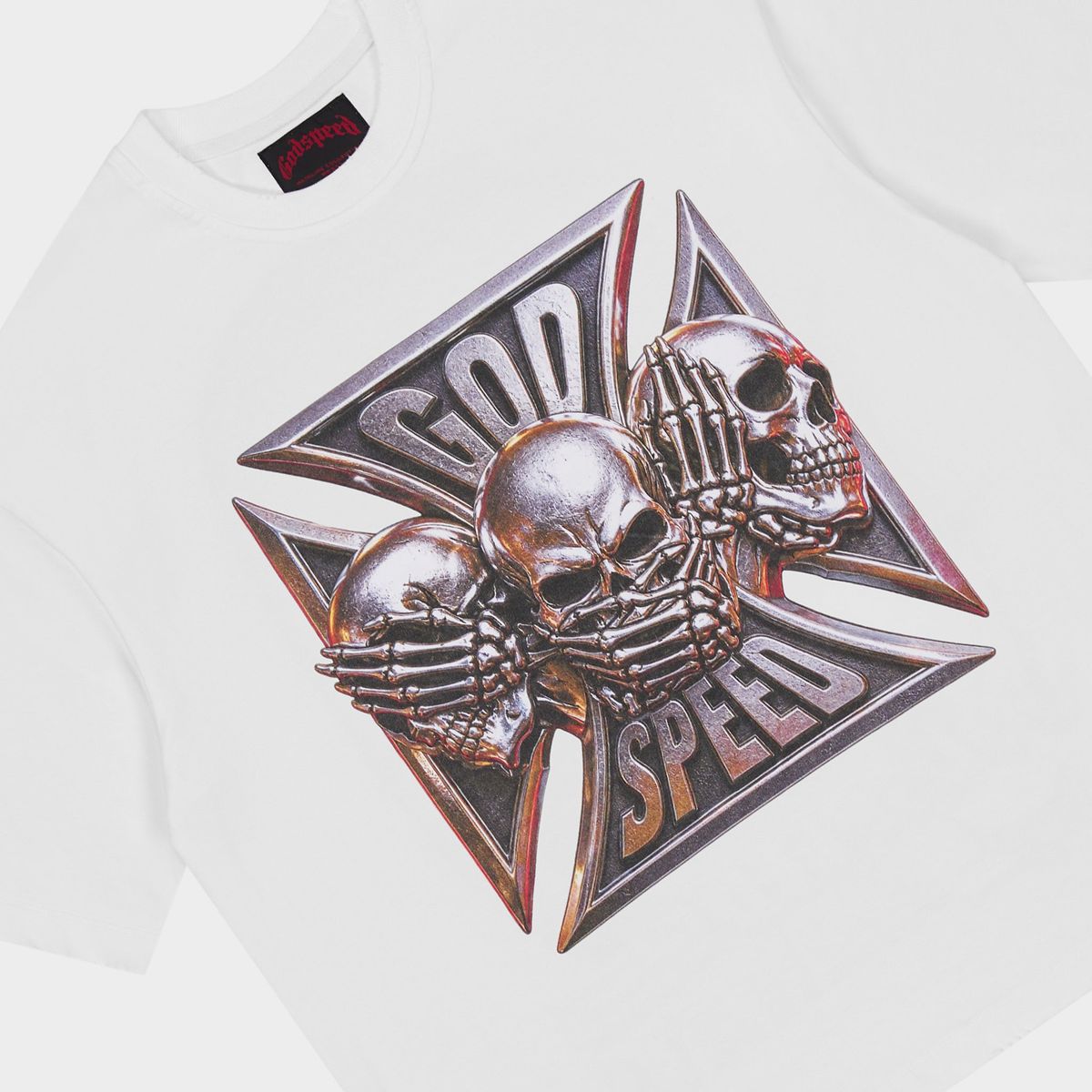 Godspeed Omerta Tee White