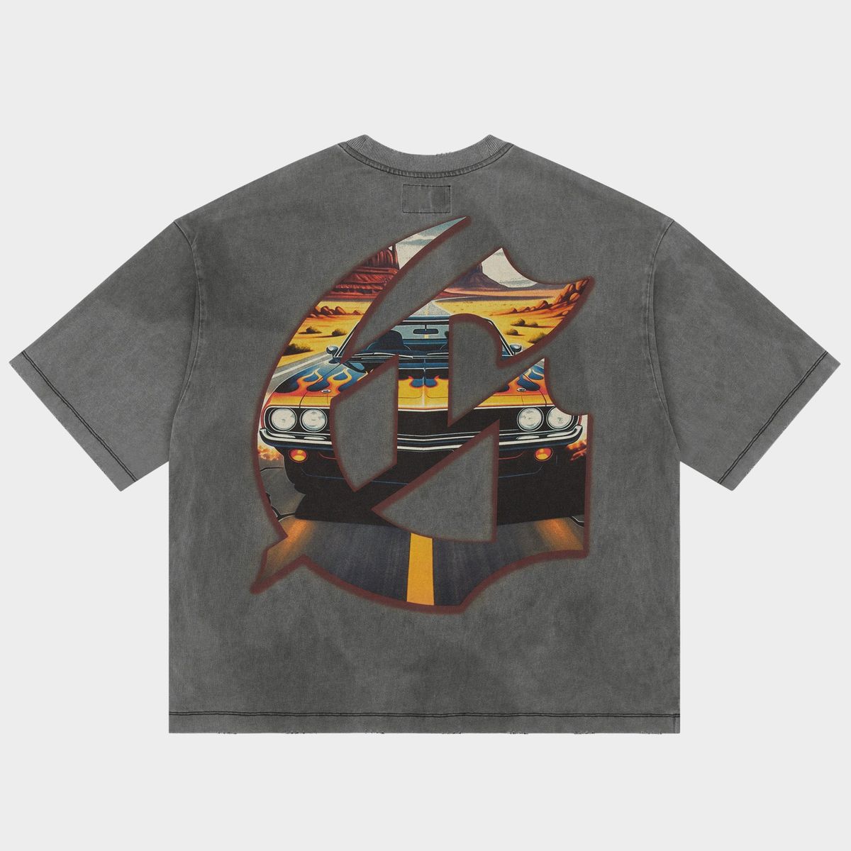 Godspeed On The Run II Tee Grey
