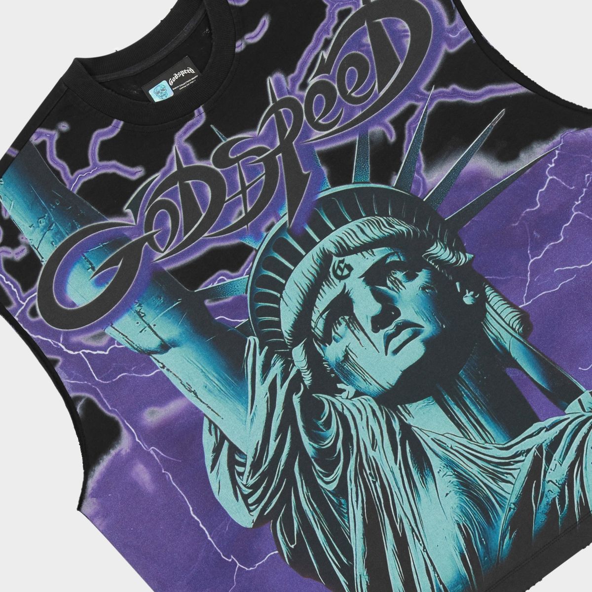 Godspeed Voltage Sleeveless Tee Purple