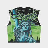 Godspeed Voltage Sleeveless Tee Green