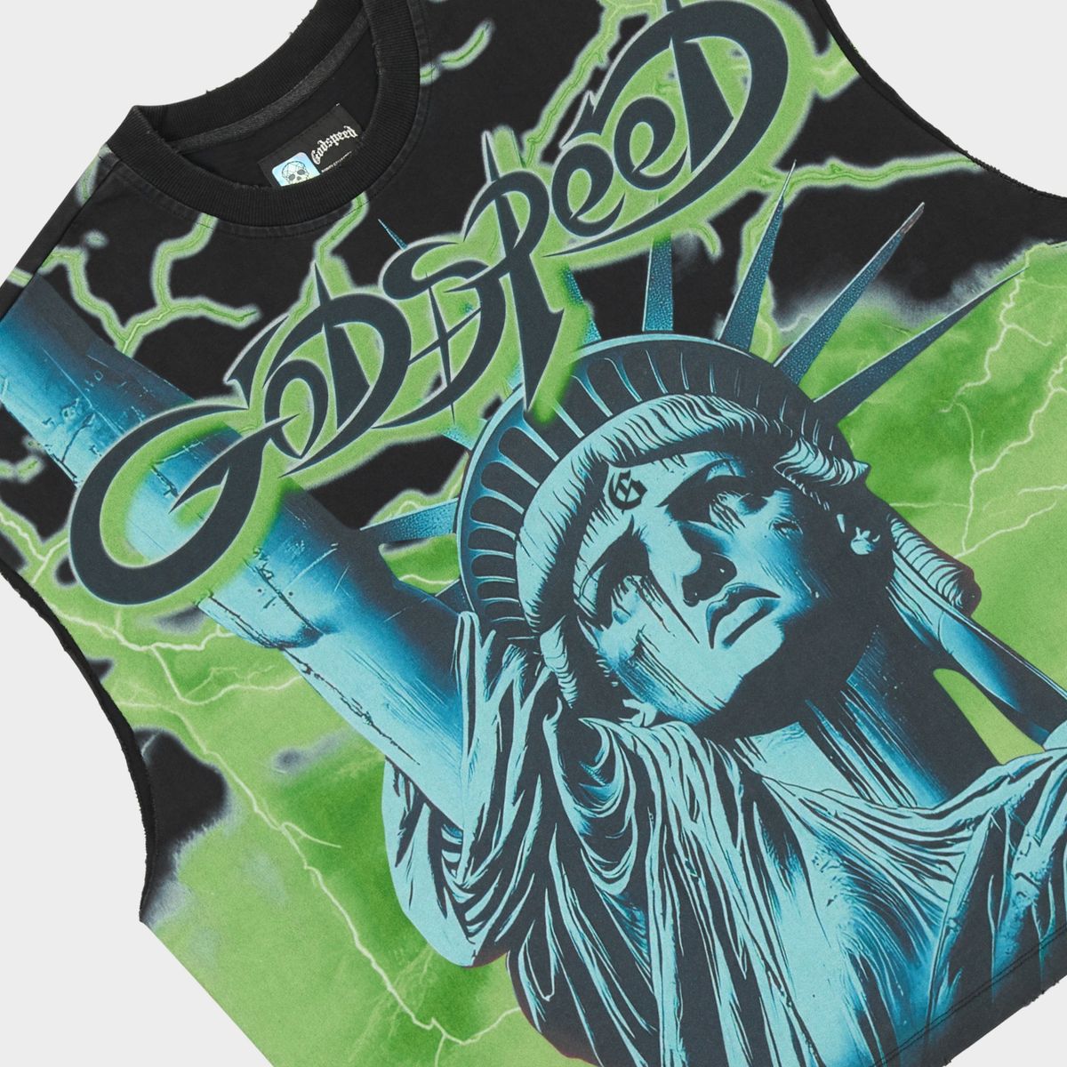 Godspeed Voltage Sleeveless Tee Green