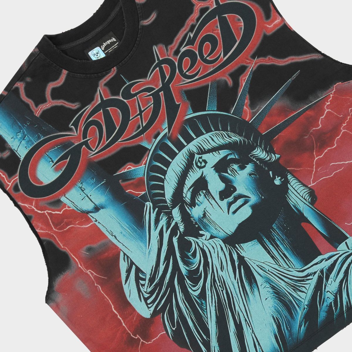 Godspeed Voltage Sleeveless Tee Red