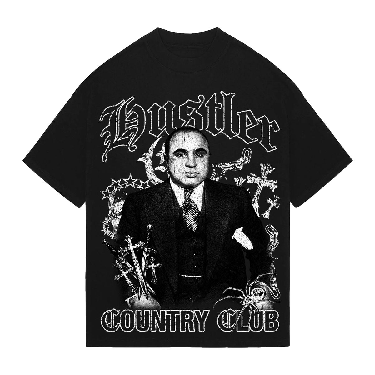 HCC Mob Web Tee Black