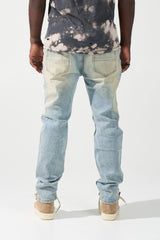 Serenede Pacific Slim Fit Jeans Seafoam Tinted Light Wash