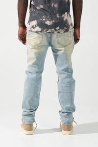 Serenede Pacific Slim Fit Jeans Seafoam Tinted Light Wash