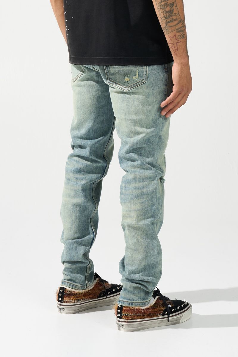 Serenede Agave Slim Fit Jeans Seafoam light wash