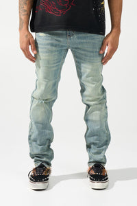 Serenede Agave Slim Fit Jeans Seafoam light wash