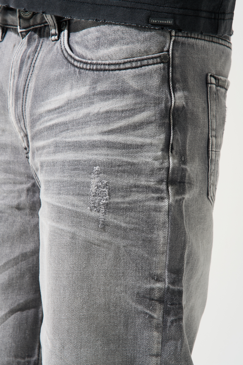 Serenede Titan Denim Shorts Grey Wash