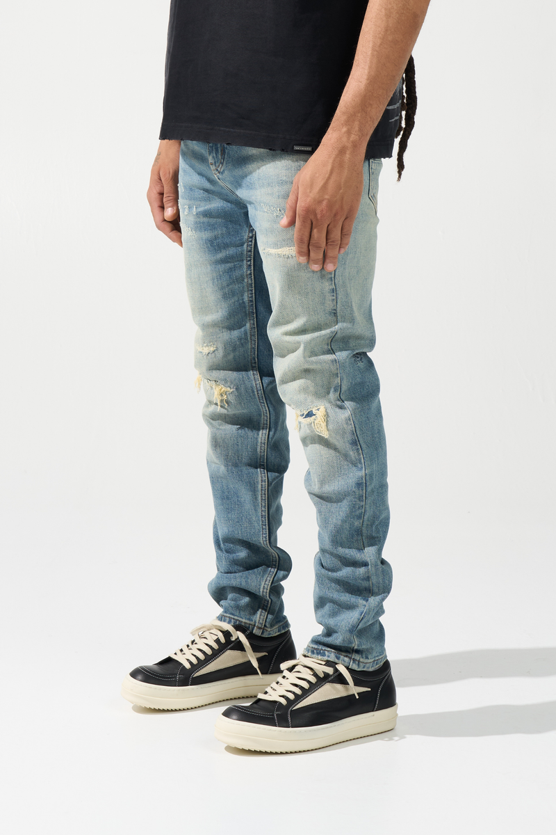 Serenede Vienna Slim Fit Medium Blue Indigo Wash