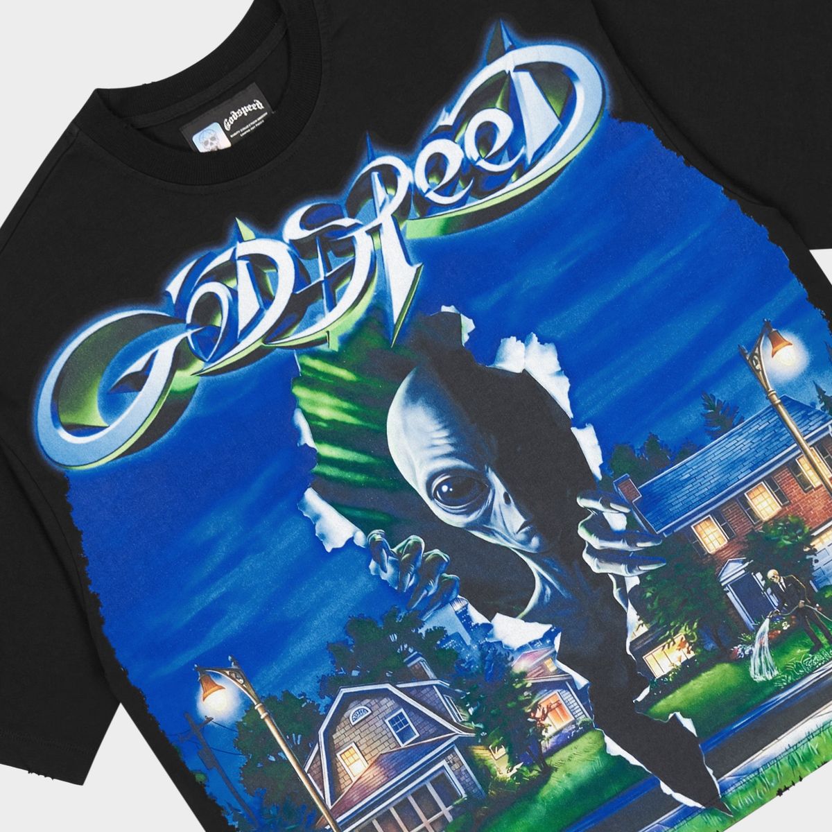 Godspeed Neighborhood Watch Tee Black