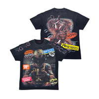 Rare Peace Racer Multi Patches Tee Black