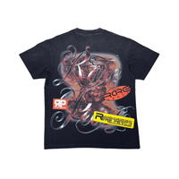Rare Peace Racer Multi Patches Tee Black