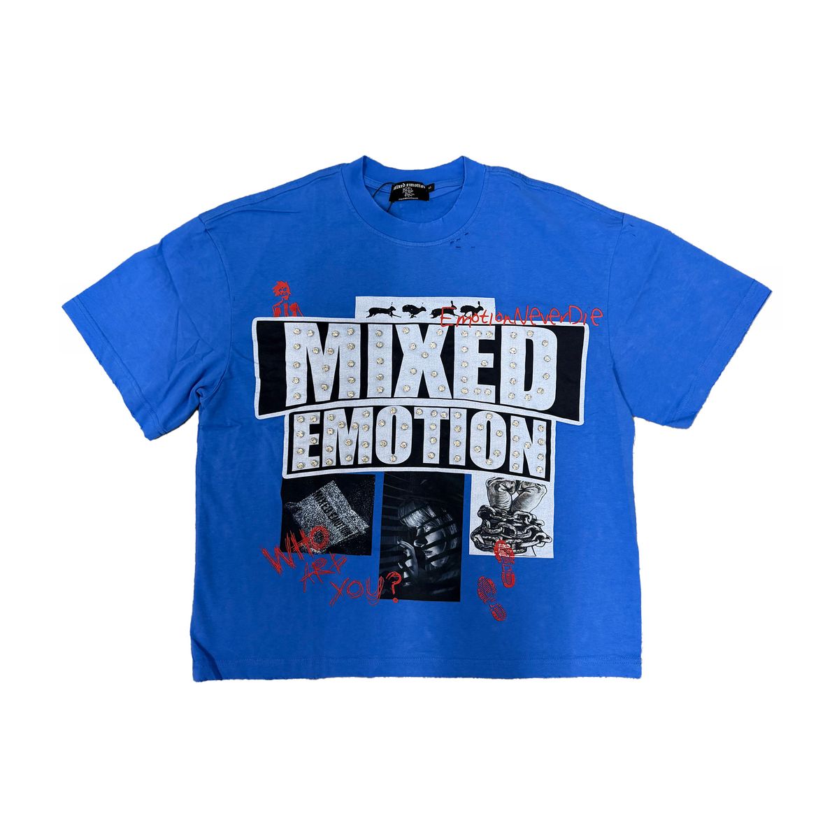Mixed Emotion "lost Identity" Tee Blue