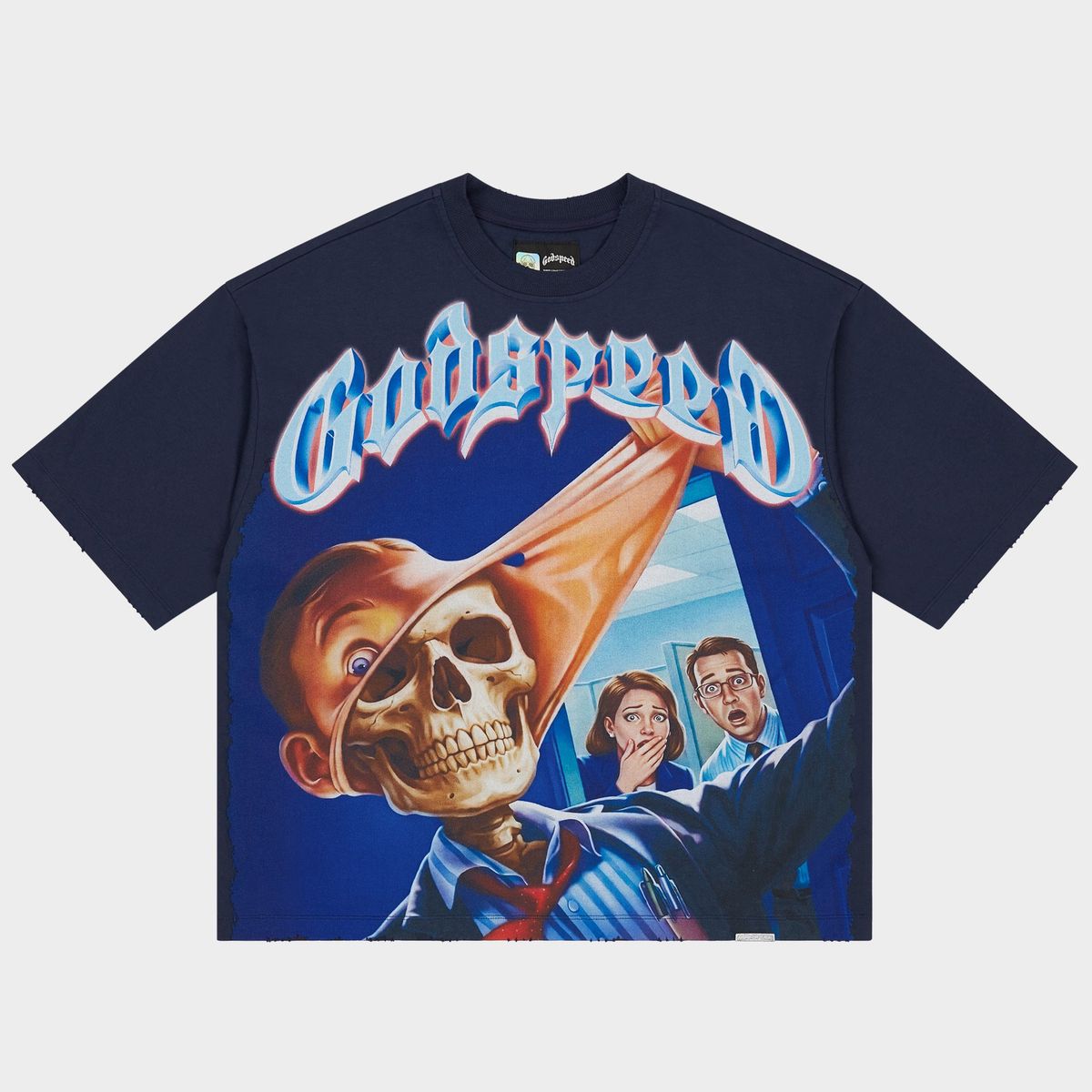 Godspeed Mask Off Tee Navy