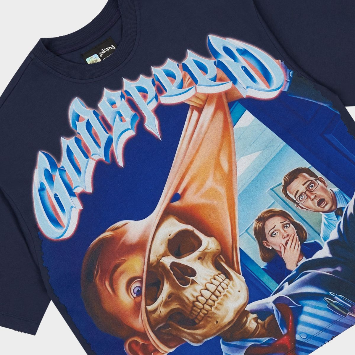 Godspeed Mask Off Tee Navy