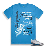 Hasta Muerte Money Over Peasure Tee Royal Blue