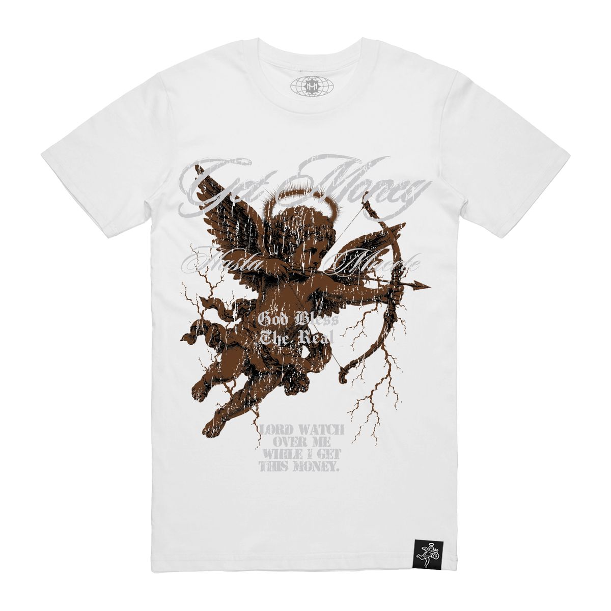 Hasta Muerte Camel Arrow Tee White