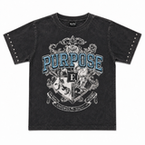 Elite denim Purpose kids Tee black