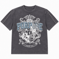 Elite denim Purpose kids Tee Grey