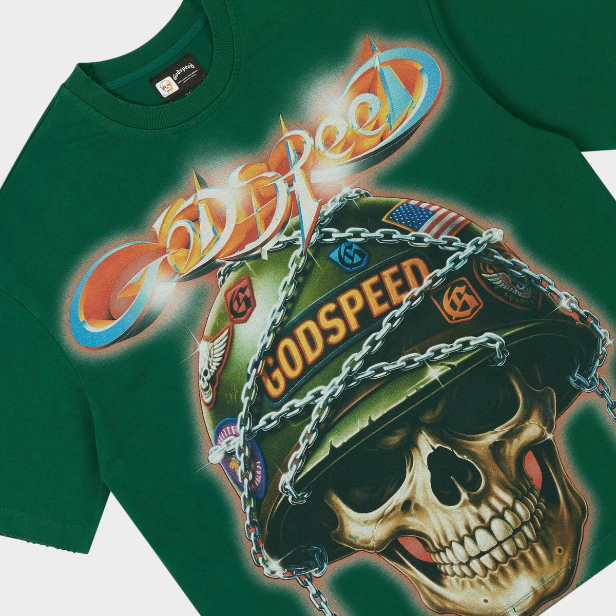 Godspeed Badges of Honor Tee Green