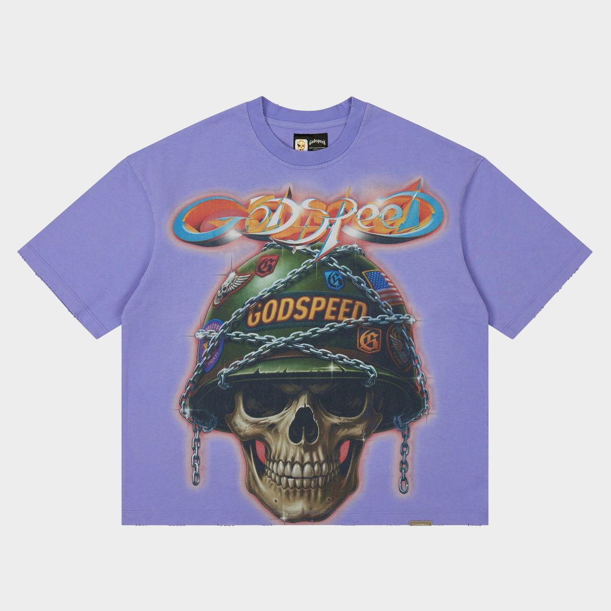 Godspeed Badges of Honor Tee Lavender