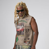 Duaa So Cal CutOff Tee Sand