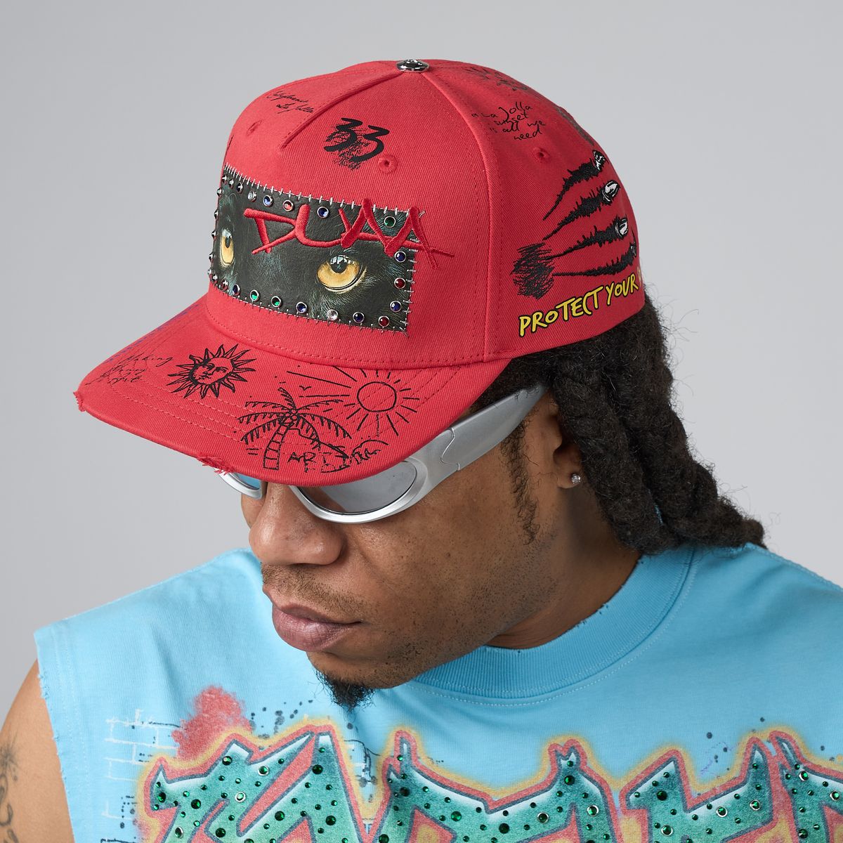 Duaa Vision Hat Red