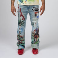 Duaa Boss Blue Denim Jeans